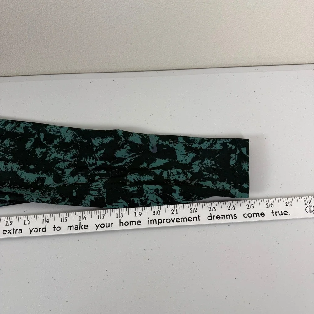 Nike One High-Waisted 7/8 Printed Leggings‎ Women's S Green FZ3229-338 NWT